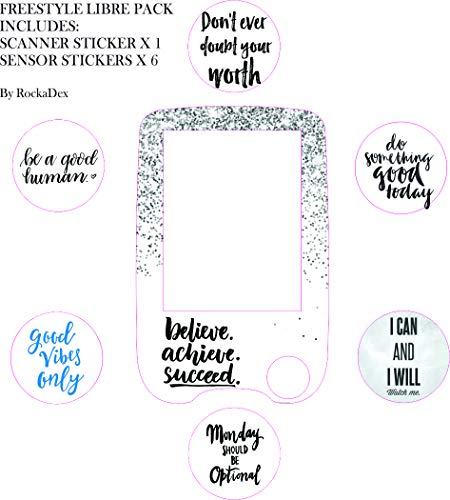 Freestyle Libre Decal Set (Motivational Quotes)