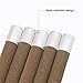 Moxa Sticks - 60 Pcs Pure Moxa Cone with Self-Adhesive Base - Original Pure High Penetration Moxibustion Sticks Five Chen Purity 45:1 Ratio