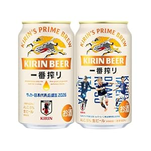 一番搾り ビール350ml×24本 キリン サッカー日本代表デザイン缶 生ビール