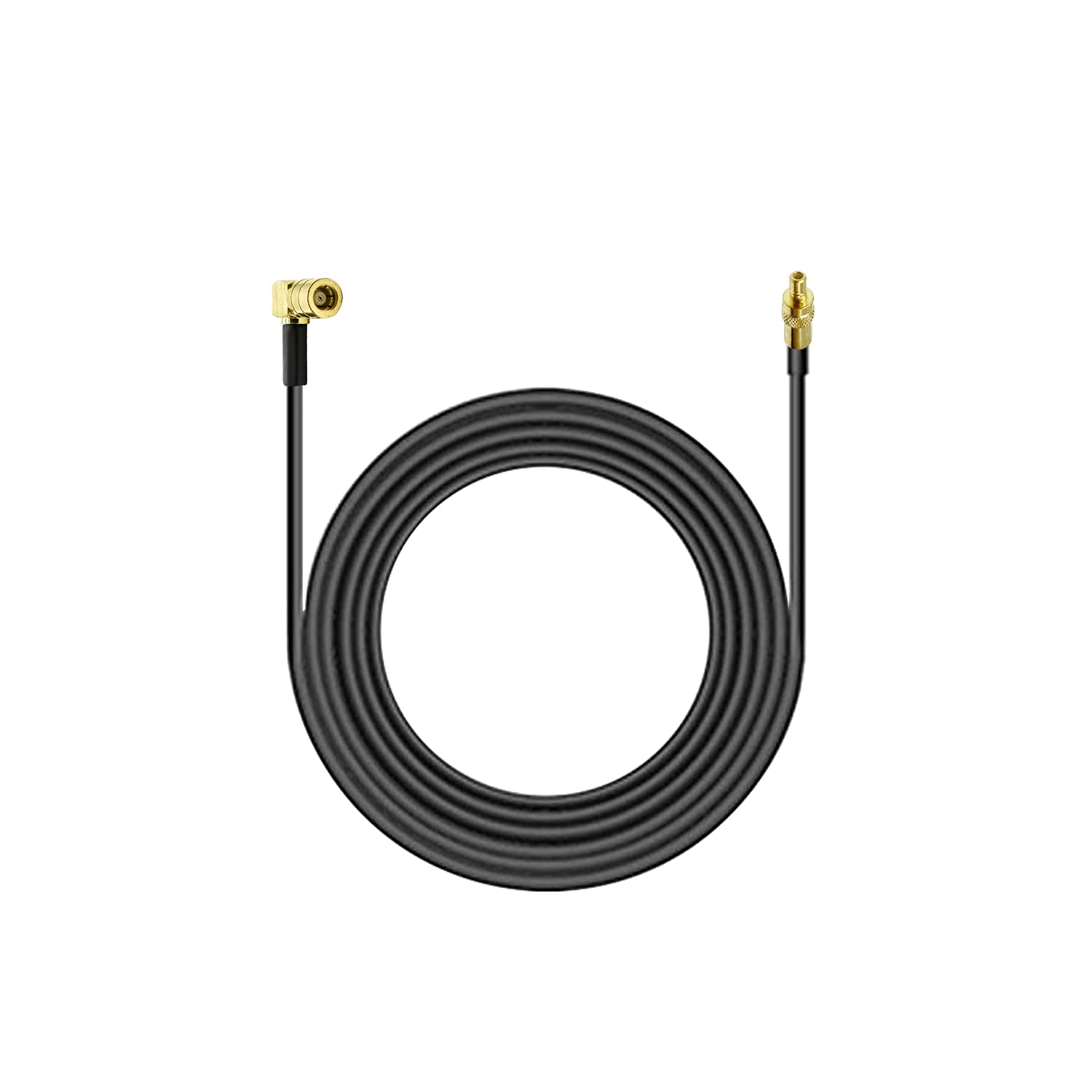 Vecys SMB Cable DAB Car Radio Antenna SMB Socket to SMB Plug Adapter Cable RG174 6.56 feet DAB DAB + Antenna Extension Cable — image 1