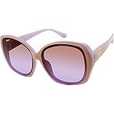Jessica Simpson Women's J5839 Oversized Butterfly Sunglasses