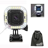 EEEKit 2 in 1 Light Solution Kit for Gopro Hero 5 4 Session,External USB 2.0 Lens LED Ring Shooting Light