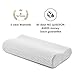 Jiaao Memory Foam Pillow for Neck Pain Orthopedic Contoured Support Pillow for Sleeping, Best Bed Pillow for Side & Back Sleepers, Including Removable Cover with Invisible Zipper (Standard, white)
