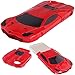 For iPhone 6 / 6S WwWSuppliers 3D Fancy Luxury Fast Sports Race Car Case for Apple iPhone 6 6S 2-Piece Stand Hard Protective Cover (Red) Estuche Funda