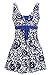 Sexyin Women's Swimdress Plus Size Swimwear Push up Bathing Suit