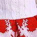 WARMSHOP American Girl Doll 18 inch Cute Reindeer Snowman Print Sweater Outfit Set Lovely Dress up Clothes (Red)