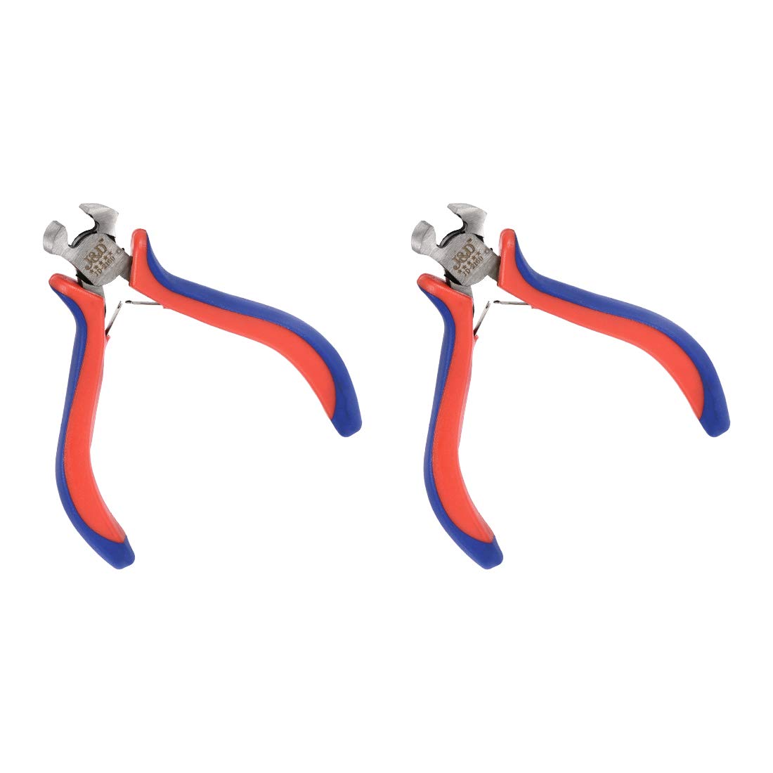 uxcell End Cutting Pliers 5 Inch Mini Precision End Nippers Wire Cutter Pliers Nail Puller Tool 2 Pcs