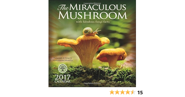 Calendrier Shiitake 2023 The Miraculous Mushroom 2017 Wall Calendar: With Fabulous Fungi Facts:  Marianna Armata, Amber Lotus Publishing: 9781631361593: Amazon.com: Books
