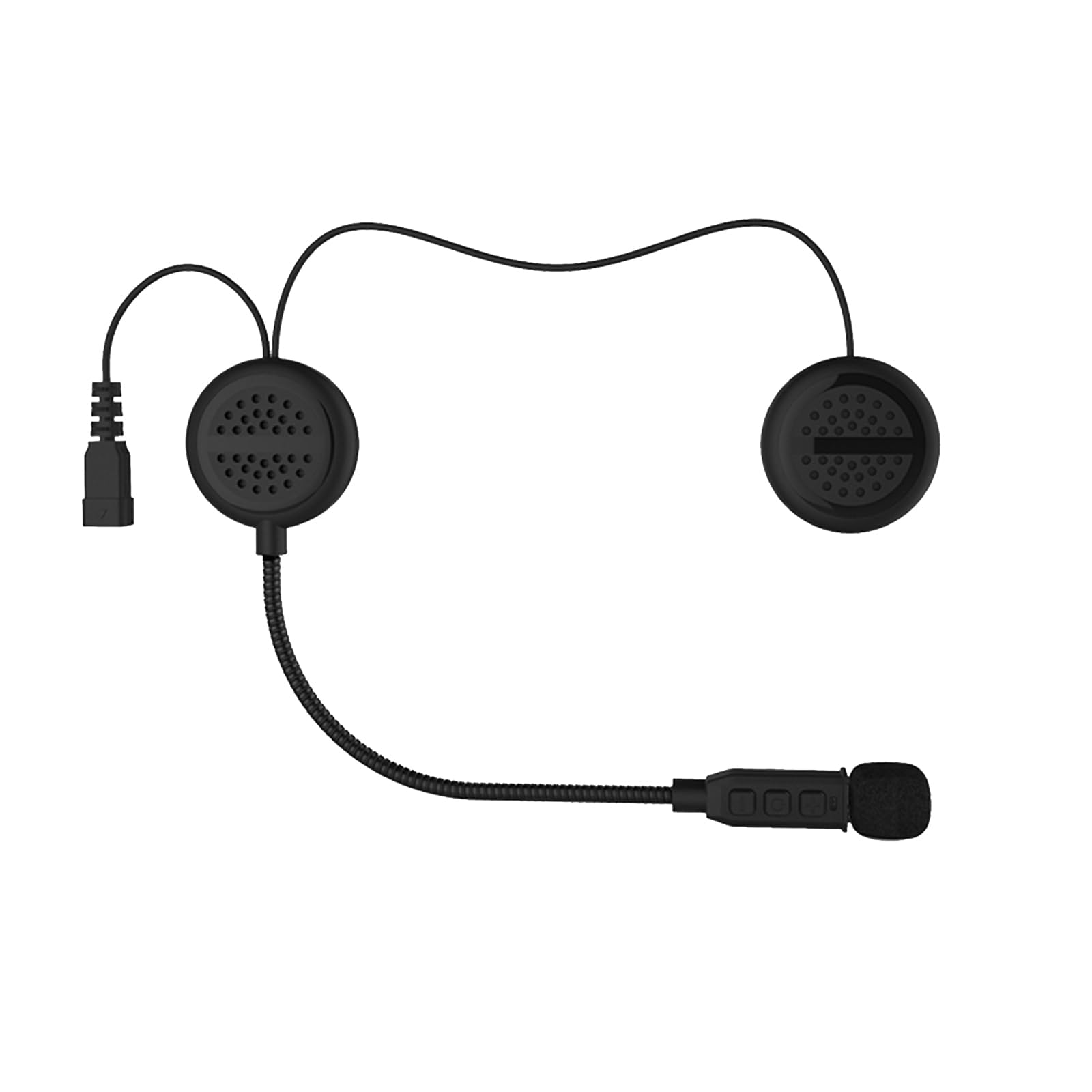 QSPORTPEAK Motorcycle Helmet Bluetooth Headset, Bluetooth 5.0 Headse Intercom,HD sound quality S1,specially designed for safety motorcycle riding,connect 2 mobile phones