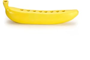 TYDLIG Novelty Ceramic Banana Candle Holder – Fun Menorah for Hanukkah, Chanukah Candle Holder – Unique Banana Themed Holiday Gift for Menorah or Candle Lovers
