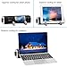 LESHP Laptop Cooling Fan Pad Stand USB Fans Powered Cross Flow Notebook Cooler Cooling Computer Tablet Phone Mount