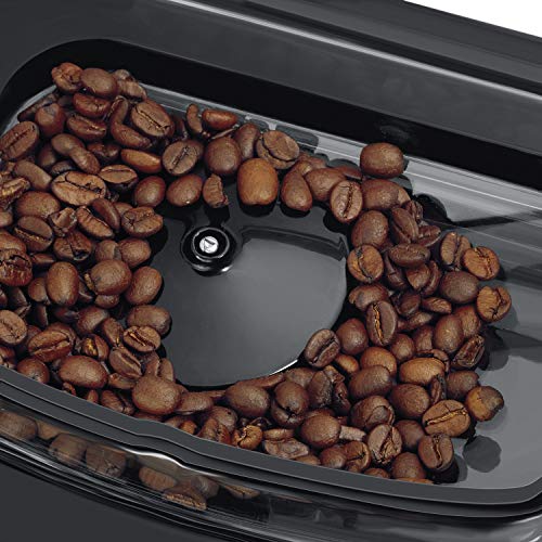 AEG-KAM-400-Kaffeemaschine-Integriertes-Mahlwerk-9-Mahlgradeinstellungen-programmierbarer-Timer-Kaffeepulver-oder-Kaffeebohnen-Aroma-Funktion-125-l-Sicherheitsabschaltung-Edelstahlschwarz