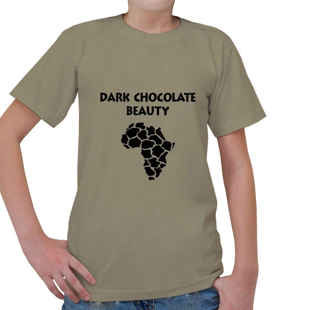 Custom Brother Dark Chocolate Beauty Africa Afro American Short Sleeve T Shirt