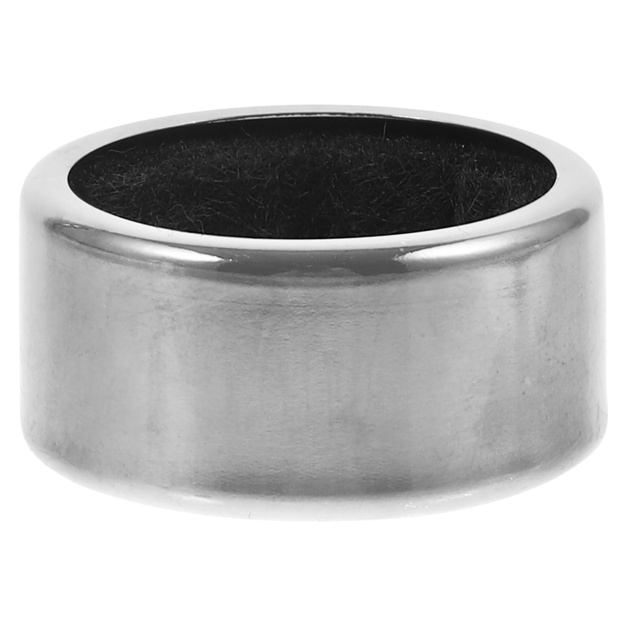 TOPBATHY Stainless Steel Wine Bottle Drip Collar - Anti-Drip Ring with Velvet Lining for Wine Pouring Control, 4-Pack Collar Accessories for Home, Bar, and Parties