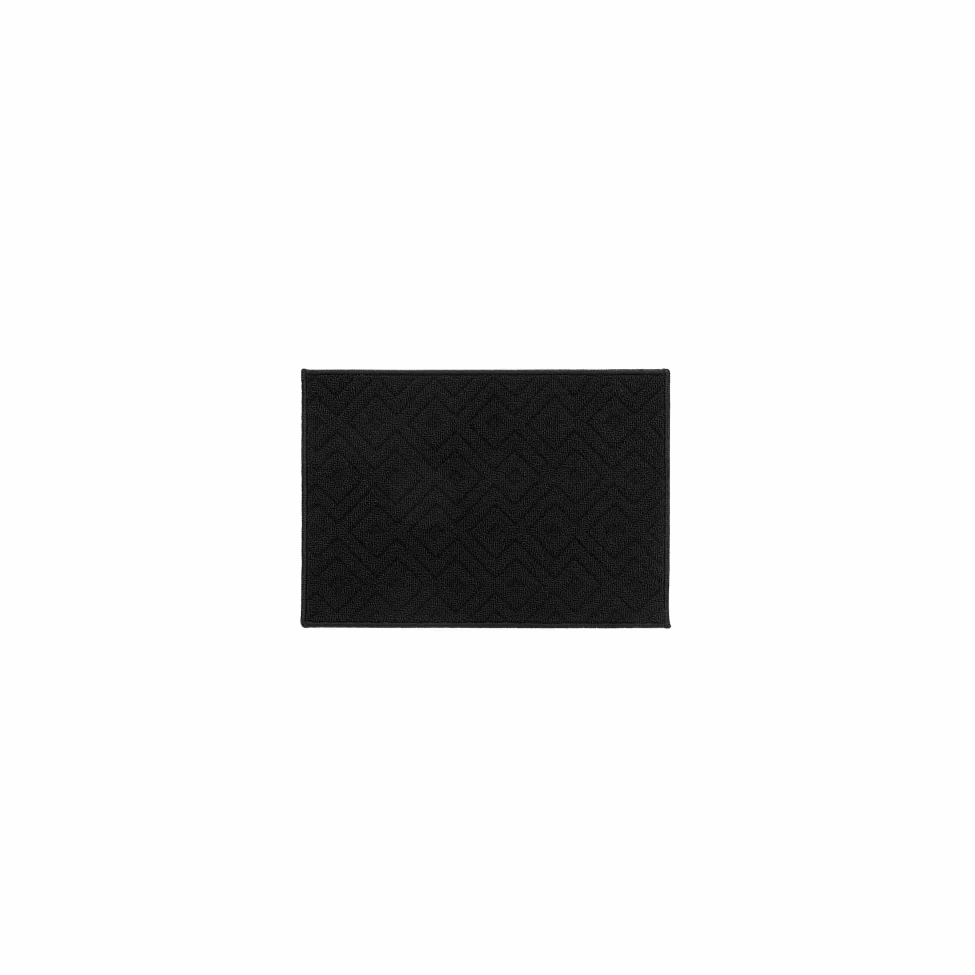 Douceur d'Intérieur, Losi Rectangle Rug (40 x 60 cm) Black