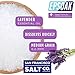 Epsoak Epsom Salt 6 lb. Magnesium Sulfate USP. (Qty. 3 x 2lb. Bag), Lavender Sleep Formula, Resealable Epsom Salt Bag, Made in The USA, Cruelty-Free Certified