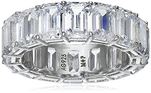 Myia Passiello "Timeless" Platinum-Plated Swarovski Zirconia Ring