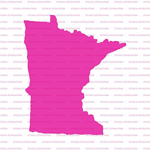 Minnesota State Stencil Template - Reusable Stencil with Multiple Sizes Available