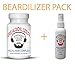 Beardilizer Value Pack: Dietary Supplement 90 Caps + Beard Growth Spray 4 Oz
