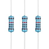 EDGELEC 100pcs 10K ohm Resistor 1/2w (0.5Watt) &plusmn;1% Tolerance Metal Film Fixed Resistor, Multiple Values of Resistance Optional