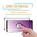 [2-Pack] Galaxy S9 Plus Screen Protector,Cafetec Tempered Glass Screen Protector with [9H Hardness][Easy Bubble-Free Installation][Anti-Fingerprint] Compatible with Samsung Galaxy S9 Plus.