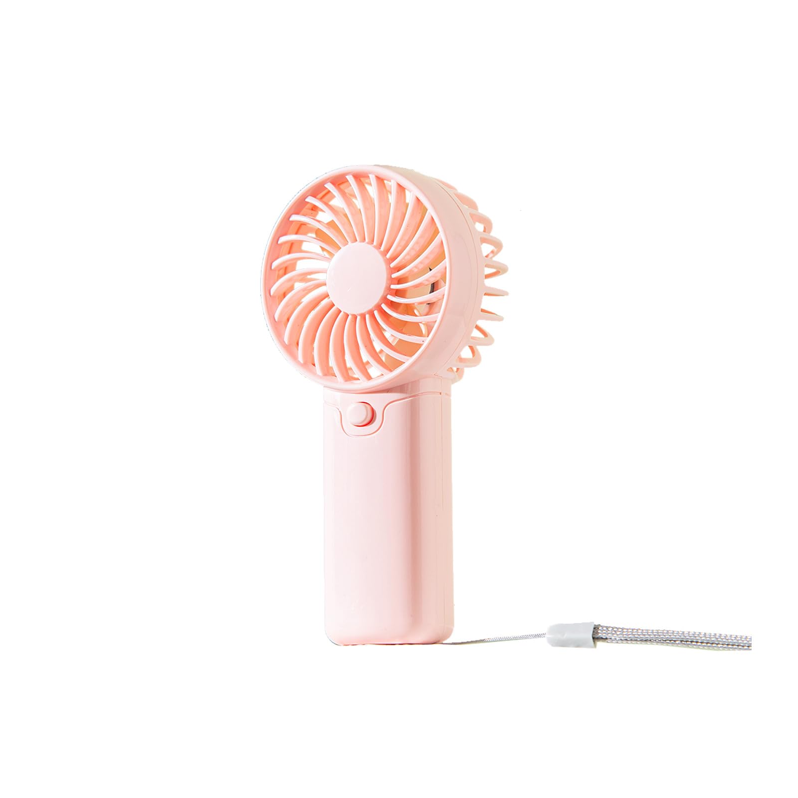 Photo 1 of Handheld Fan, Portable Mini Desk Fan, Lightweight Personal Fan for Outdoor, Travel, Office, Camping – No Charging Needed, Easy Battery Installation,Pink