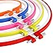 Caydo 5 Pieces Embroidery Hoops Multicolor Plastic Cross Stitch Hoop, 4.7 Inch to 10.8 Inch for Embroidery and Cross Stitch