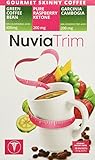 Nuvia Trim - Gourmet Instant Coffee for Weight Loss, with Garcinia Cambogia, Raspberry Ketones and Green Coffee Bean Extract, Vegan, No Sugar or Dairy, Great for Iced Coffee, 0.15oz packets(30 ct.)