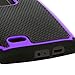 LG G FLEX 2 Case, FLEX 2 Defender case, E LV LG G FLEX 2 Case Full Body Hybrid Armor Protection Defender Case Cover - Dual Layer Armor Protective Case Cover for LG G FLEX 2 - PURPLE