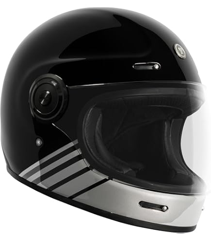 Amazon.com: TORC T1 Retro Fiberglass Full-Face-Helmet-Style