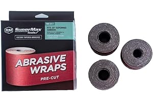 Supermax Tools 3-Pack Box 150 Grit Pre Cut Abrasive For The 25 In. Drum Sander
