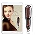 Hair Straightening Brush 3.0, Buture Mini Hair Straightener Brush Negative ion Ceramic Iron Hair Brush Fast Heat Hot Brush Travel Size Anti-scald MCH 110-240V Auto Off Temperature Lock (Black)thumb 3