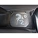 U.A.A. Inc. 8pc Star Wars Darth Vader Black Seat Covers Front Rear Rubber Floor Mats Set New