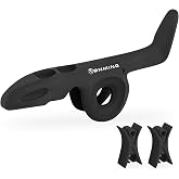 RANMING Violin Bow Holder for Practice&ndash; Silicone Hand Position Corrector Non-Slip Teaching Tool for Beginners Students Improve Bow Grip &amp; Posture Violin Teaching Aid With 2 Bow Stopper Black