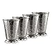 Cocktail Mint Julep Cup – 12 Oz Stainless Steel Mint Julep Glasses (Hammered) (4)
