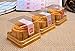 50 Pack Gold bottom Clear cover plastic mini cake box - muffin box - moon cake box - mung bean cake snow Mei Niang box（bottom 2 1/2 Inch X high 1-1/2 Inch）