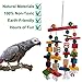 Coppthinktu Parrot Toys, Parrot Toys for Large Birds, Knots Block Parrot Chew Toys with Number Wooden Blocks and Bells for Small Medium Large Parrots and Birds Like Amazon, African Grey and Cockatoosthumb 2