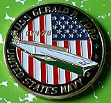US Navy USS Gerald R Ford CVN-78 Colorized Challenge Art Coin