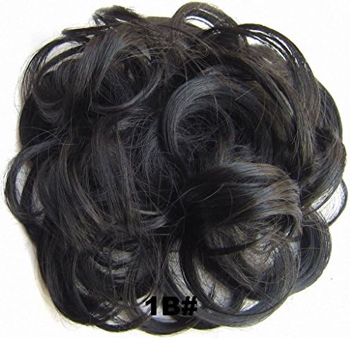 Wesell Q5 Hair Extensions Wavy Curly Messy Hair Bun Extensions Donut Hair Chignons Hair Piece