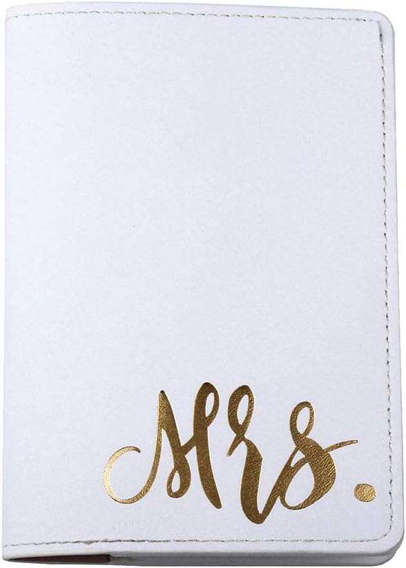 LLAni Portable Mr Mrs Travel Passport ID Credit Card Cover Holder Case Protector