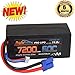 PowerHobby 4S 14.8V 7200mAh 60C-120C Lipo Battery EC5 4-Cell Hard Case (2 Pack)