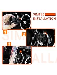 Soporte de coche Pop Clip para usuarios de Pop Fitfort 360 ° rotación de ventilación de aire Pop Out soporte de coche ajustable interruptor bloqueo GPS navegación Pickup camión compatible con teléfono X 8, Samsung Galaxy Note 8 S9+