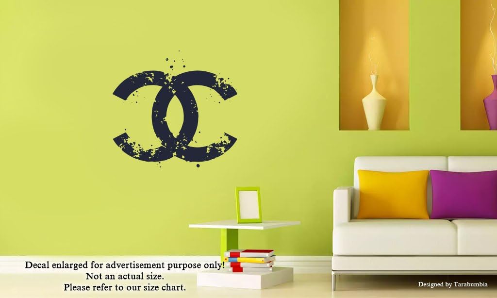 Chanel Logo Wall Sticker deep cool