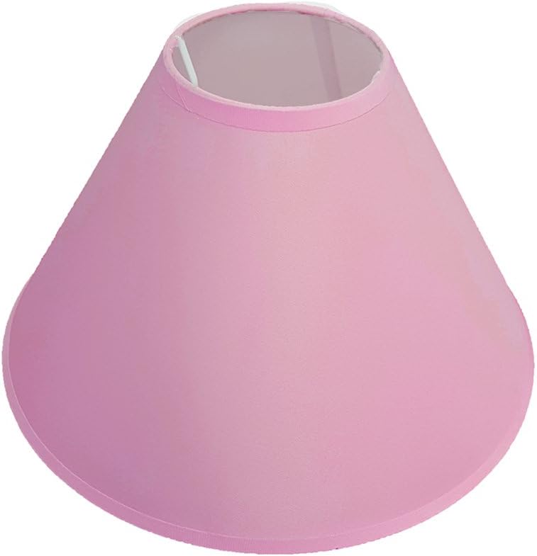 Lights and Linen 14" Coolie Ceiling Table Lamp Shade Main Colour: Pink