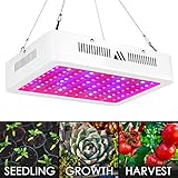 LED Grow Light 1000W, Atopsun Full Spectrum Grow Lamp with UV and IR for Indoor Plants Hydroponic Greenhouse Veg and Flower