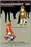 Fahrenheit 451 Educational Laminated Poster. Great 20th Century Novel Art Print