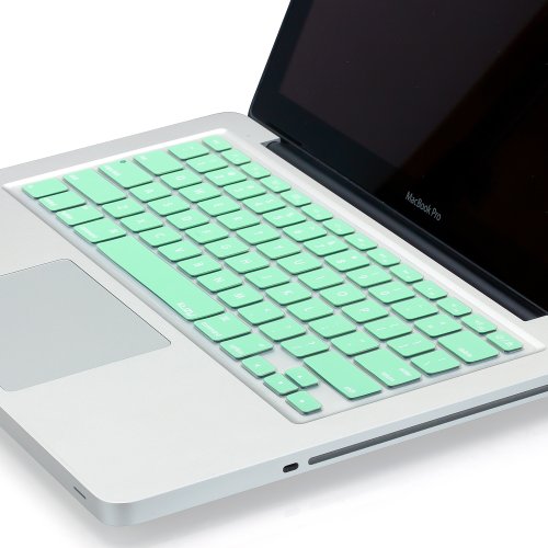 Kuzy Mint GREEN Keyboard Cover Silicone Skin for MacBook Pro 13" 15