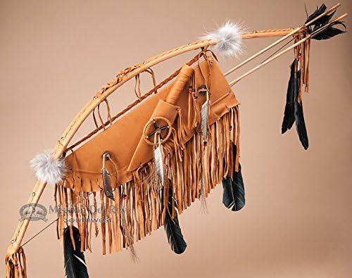 Navajo Indian Bow Quiver &amp; Knife Set -Rust
