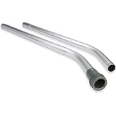 2-Piece Aluminum Vacuum Wand, 56-Inch, Button Lock Design | Replace for ProTeam 101338, Compatible with Sanitaire,ProTeam,Tennant,Sandia,Mercury,Karcher,vilfisk,Mosquito,Hawke Vacuums