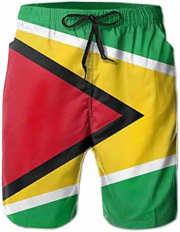 Lxp Fzd Puerto Rican Flag Men Swim Trunks Summer Surf Board Shorts